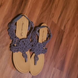 American eagle blue sandals.